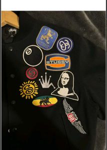 Patched Black Jacket