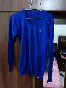 Blue Long Sleeve Sweater