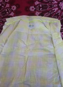 Pointcove Yellow Plaid ButtonDown Shirt, Tshirt