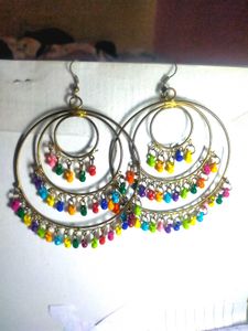 Stylish Silver Bangles (2 Designs)+Matching Jhumke