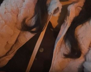 Heart Pattern Pink Fleece Jacket