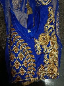 Anarkali With Pant And Shawl