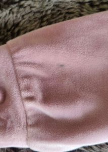 Soft Suede Hoodie Jacket Pink