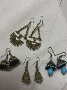Women Earings Hanging Traditional Wear Ethanic Wea