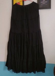 Long Flared Skirt