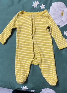 Cute Striped Baby Romper