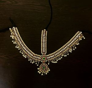 Festive Elegance Traditional Indian Jewelry Set