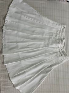 White Skater Skirt