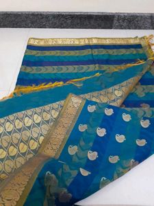 Kancheewaram Silk Saree Not Used With Blouse Piece