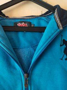 U.S. Polo Assn. Blue Zip-Up Hoodie