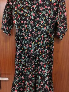 Black Floral Dress