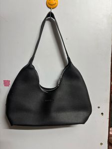 Black Shoulder Hobo Bag