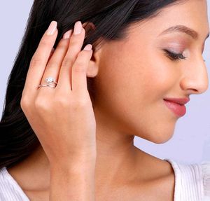Giva 925 Real Silver Dew Drop Ring