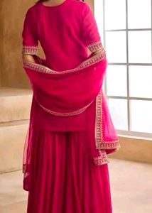 Magenta Pink Sharara Set 🌸❤️