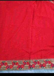 Partywear Border Saree ❤️