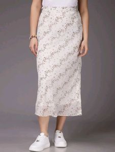 Floral Print Skirt