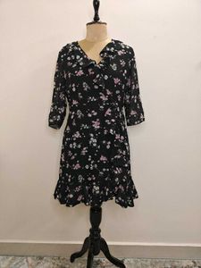 Floral Wrap Dress