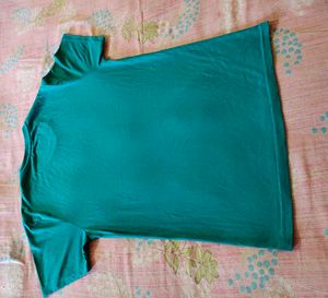 Teal Crew Neck Tee - XL