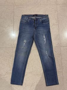 Octave Distressed Denim Jeans