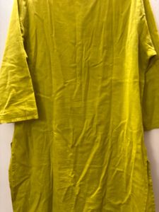 Yellow Embroidered Top