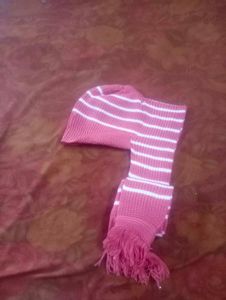 Striped Pink Scarf
