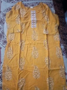 Yellow Kurti For Sale