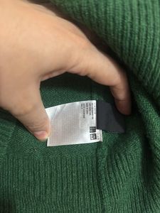 Uniqlo Green Cardigan Sweater