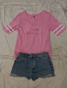 Pantaloons pink top