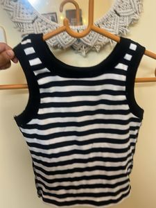 Striped Sleeveless Top