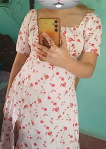 Floral Print Mini Dress