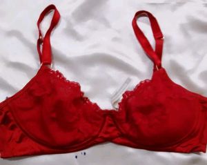 Red Lace Bra