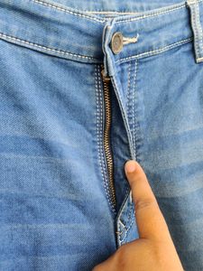 Classic Light Wash Straight Leg Denim Jeans