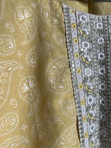 Yellow Kurta And Pyjama Set