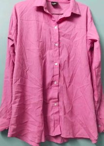 Pink Button-Down Shirt