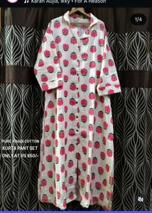 Khadi Cotton Kurta Pant Set