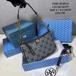 TORY BURCH  Monogram Jacquard Studio Bag Wd Box