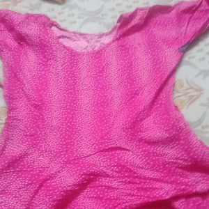Pink Polka Dot Dress