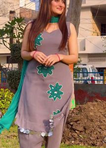 Stylish Grey Salwar Suit