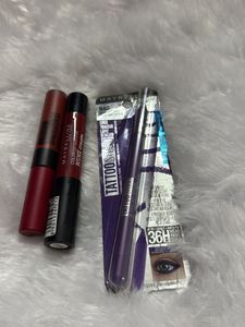 Maybelline Combo Lipstick & Eyeliner 💄😍