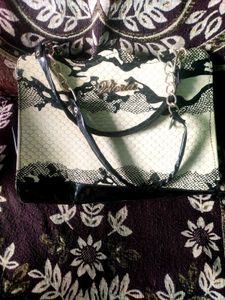 Vintage Snake Print Purse