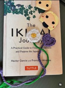 Aesthetic Crochet Flower Bookmark