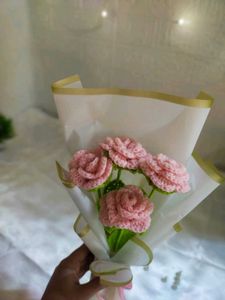 Crochet Rose Bouquet