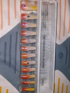 12 Designer Reusable Fake Nails