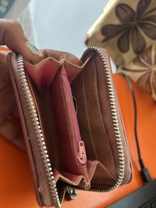 Peach Wallet With Good Condition
