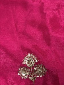 Elegant Maroon Saree