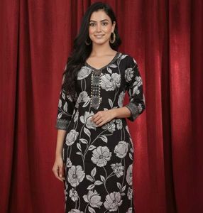 Floral Print Kurta with Pant