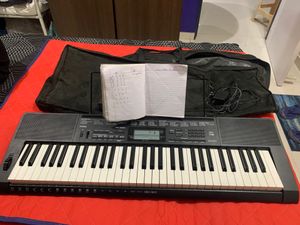 Casio CTK-3500 61-Key Portable Keyboard with Piano tones With Adapter And Casio Carry Case