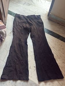 Brown Flared Pants