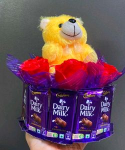 Teddy Bear Chocolate Bouquet