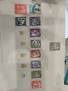 Vintage Romanian Stamp Collection